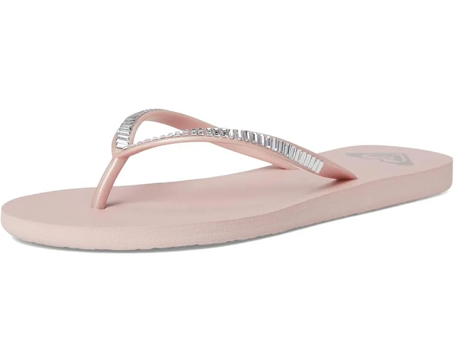 Шлепанцы Roxy Bermuda Bling с металлическими акцентами и стелькой из EVA