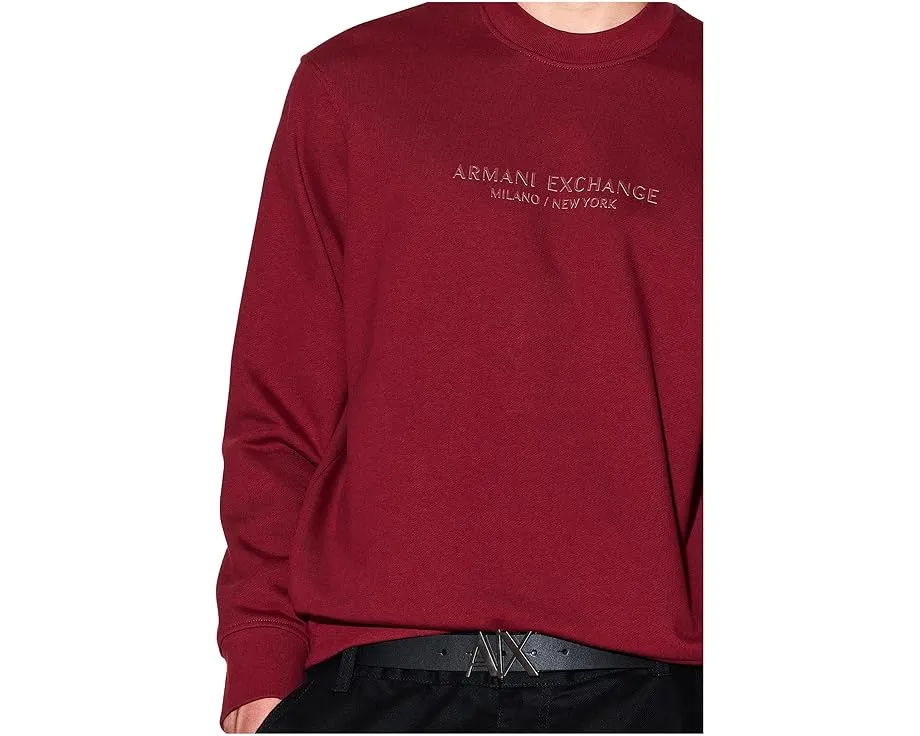 Свитшот Milano New York Logo с длинным рукавом Armani Exchange