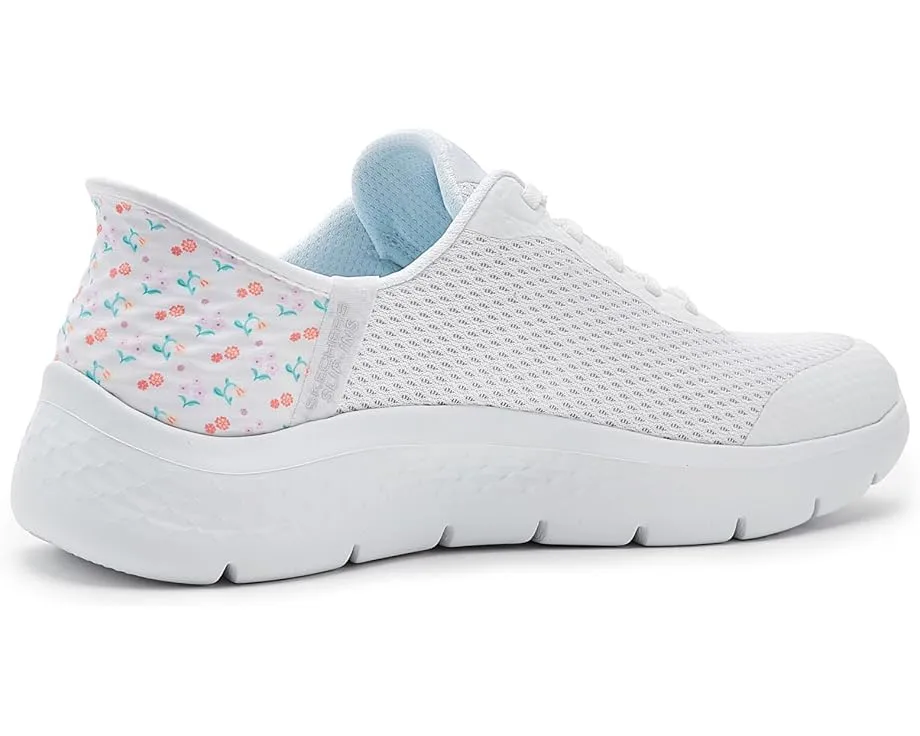 SKECHERS Performance Go Walk Flex Lily Rose с эластичными шнурками и сетчатым верхом