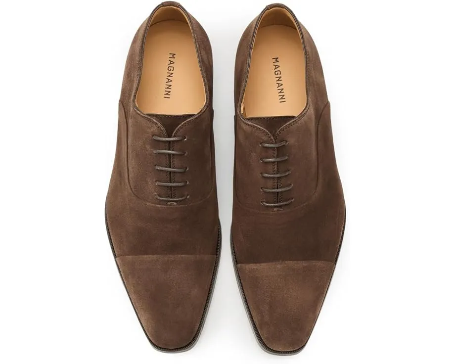 Туфли Magnanni Weiss из замши на шнуровке с кожаной подошвой