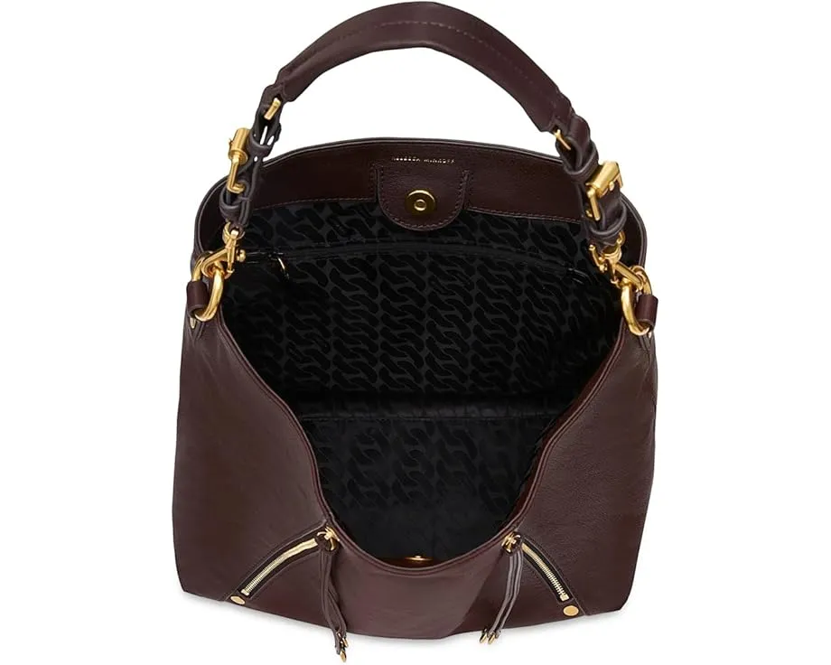Сумка Rebecca Minkoff Rivington Hobo из натуральной кожи с регулируемыми ремнями