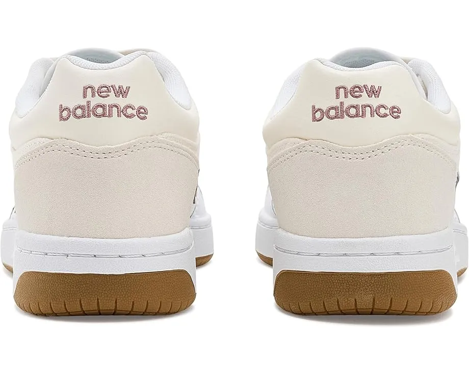 Кроссовки New Balance BB480L v1 с кожаным верхом и резиновой подошвой