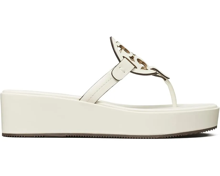Сандалии Tory Burch Miller Wedge 25 mm с искусственной кожей и стелькой