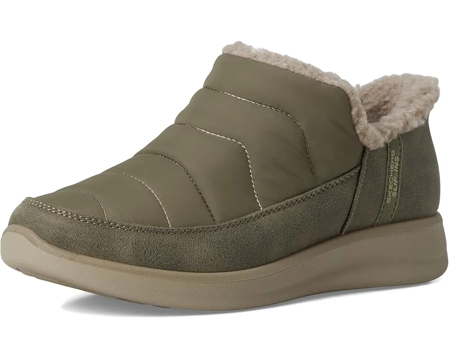 SKECHERS Cozy Escape тапочки без шнуровки с утеплением из искусственного меха и стелькой Memory Foam