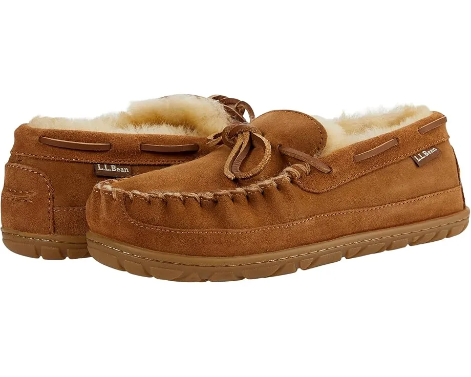 L.L.Bean Мокасины Wicked Good Camp с подкладкой из натурального меха