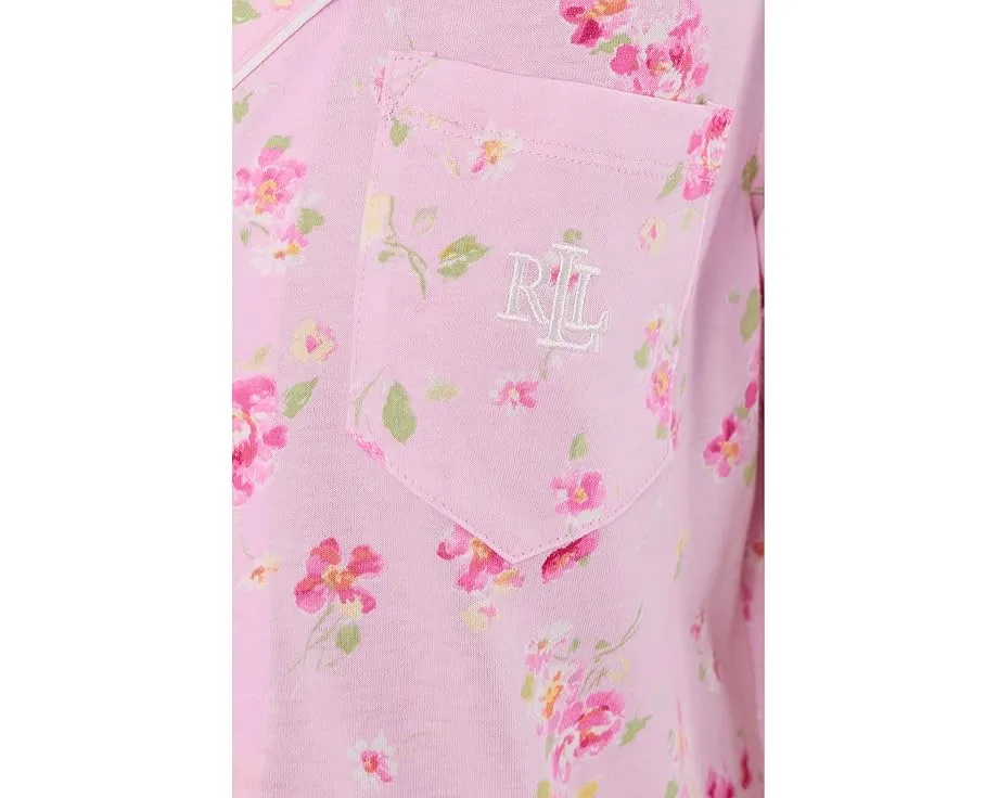 Пижамный комплект Lauren Ralph Lauren с длинными брюками из джерси