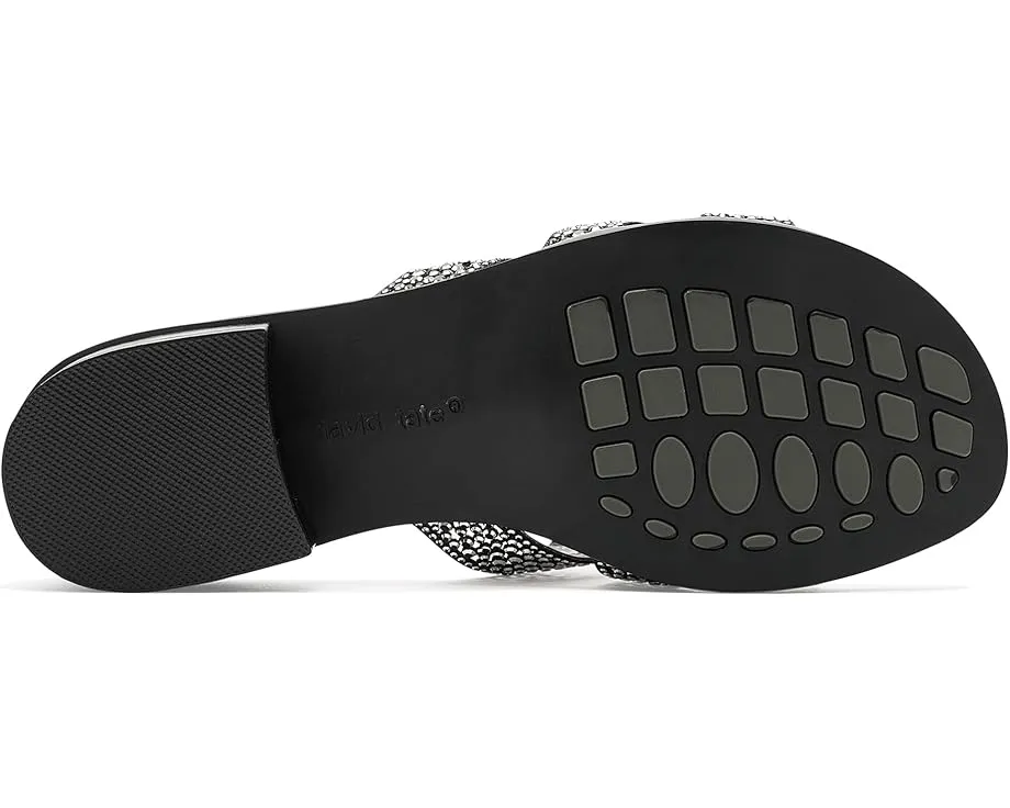 Сандалии David Tate Cristal с кристаллами и каблуком