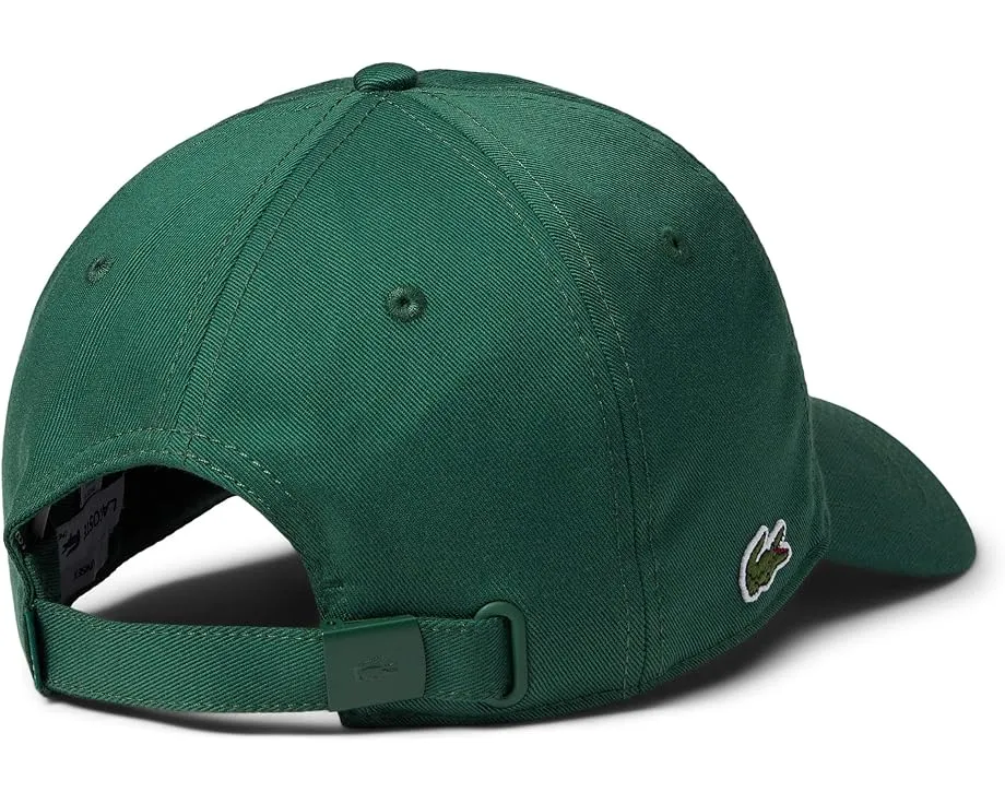 Хлопковая бейсболка Lacoste Essentials с вышитым крокодилом