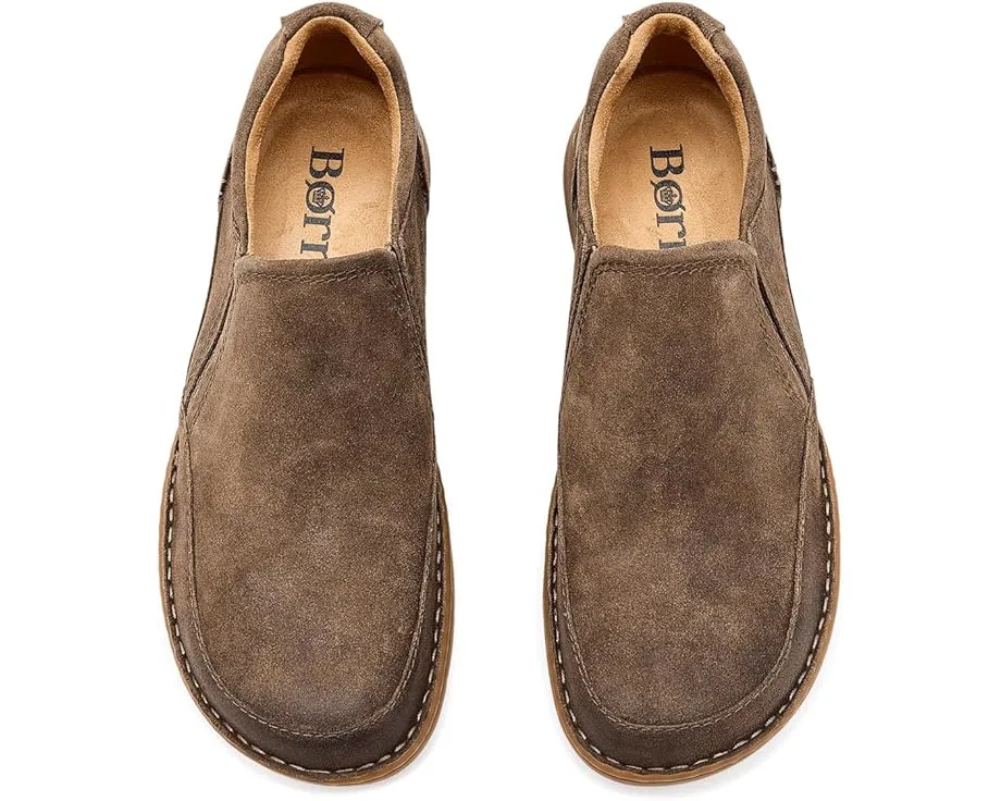 Мокасины Sandor от Born из замши с ручной конструкцией Opanka