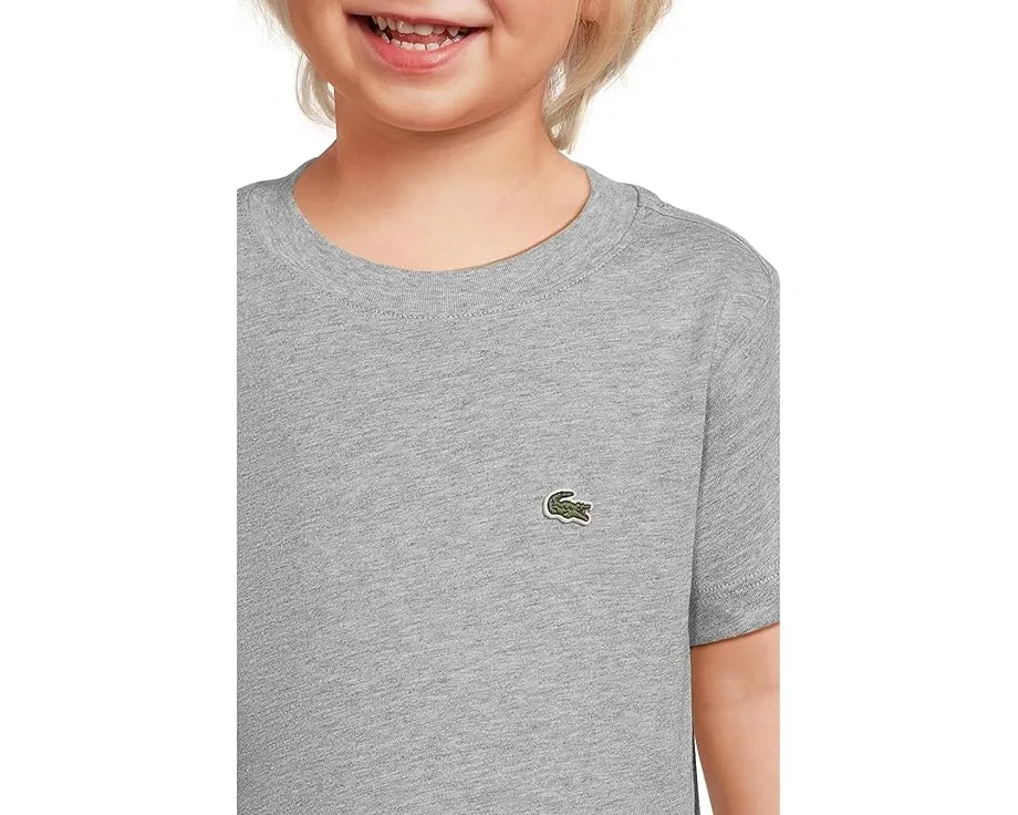 Футболка Lacoste Kids Core с вышитым крокодилом из хлопка