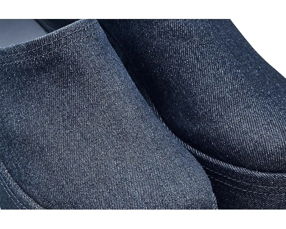 Мюли FitFlop Platfforms Denim на каблуке с клиновидной подошвой