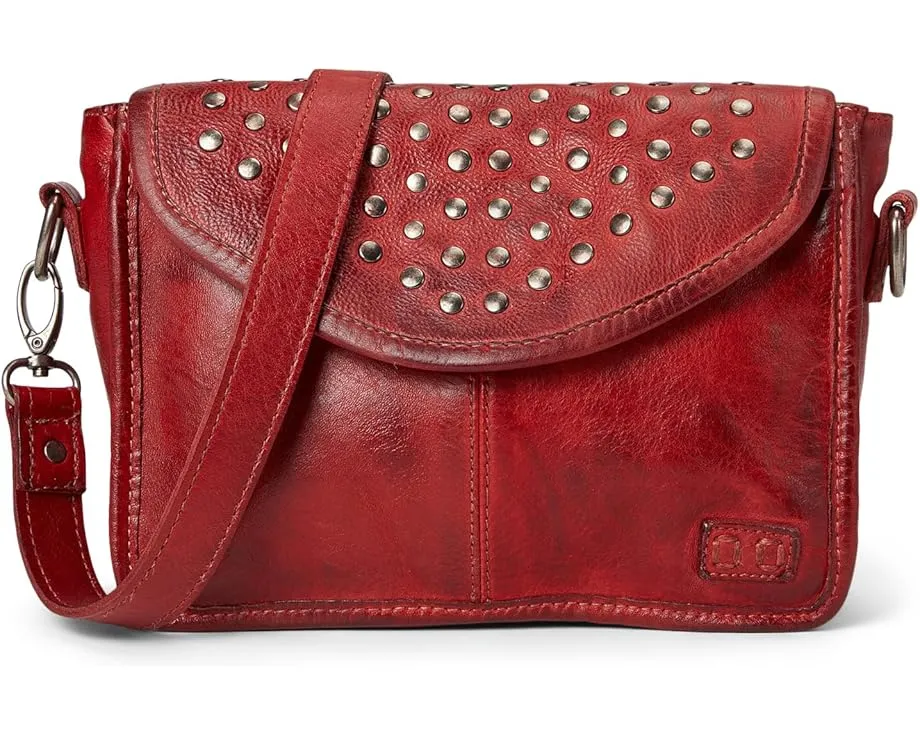 Кроссбоди Bed Stu Occurrence с шипами на клапане и съемным ремнем