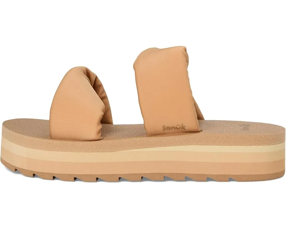 Сандалии Sanuk Yoga Twist-n-slide с платформой и стегаными ремнями на удобной стельке из пеноматериала