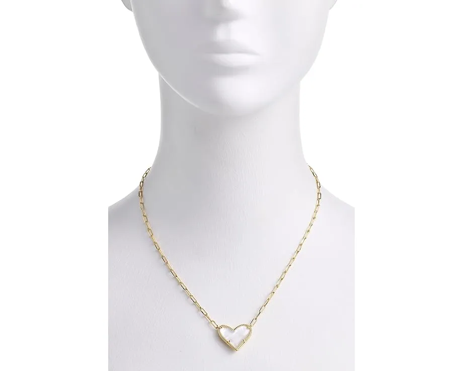 Массивное короткое колье Kendra Scott Ari Heart Statement