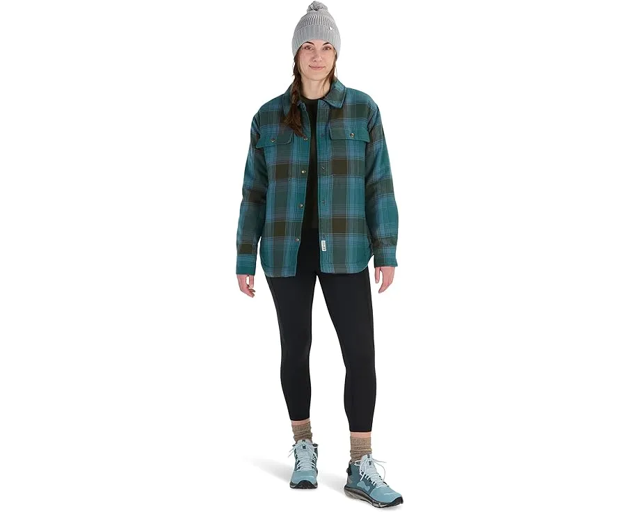 Куртка Ridgefield Sherpa Flannel с мягкой подкладкой из шерпи и классическим воротником