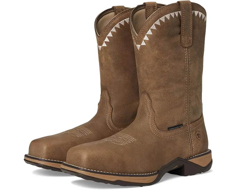 Рабочие ковбойские сапоги Ariat Anthem Deco с композитным защитным носком и стелькой 4LR