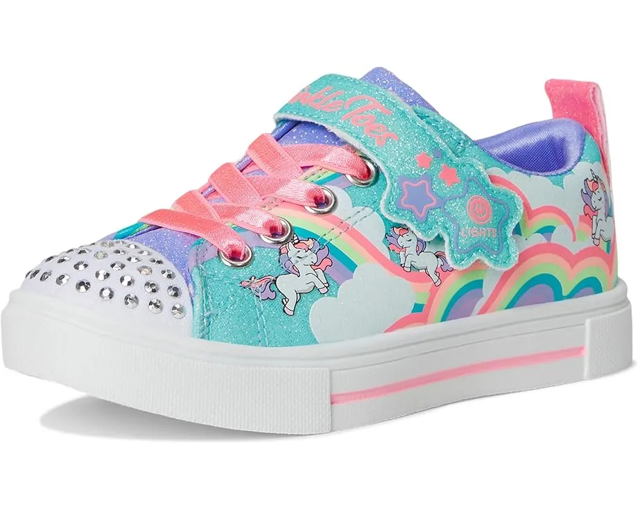 Детские кроссовки Skechers Twinkle Sparks Jumpin Clouds со светящимся носком