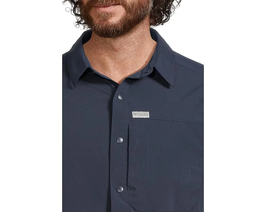 Columbia Sage Peak Woven Short Sleeve Shirt с защитой UPF 50 и технологией влагоотведения