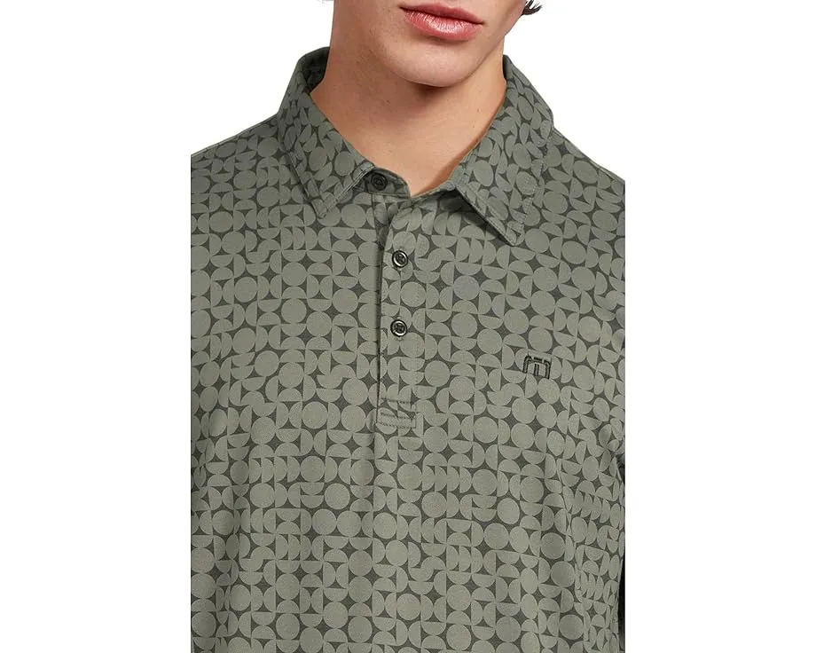 Поло Featherweight Caves с вышитым логотипом и принтом TravisMathew