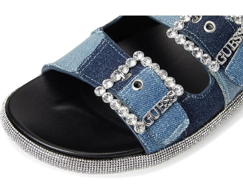 Сандалии GUESS Funzya из денима с кристаллами