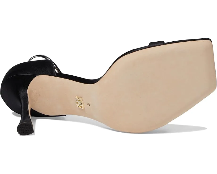 Сандалии Badgley Mischka Loretta с квадратным носком и бисерными бретелями на щиколотке