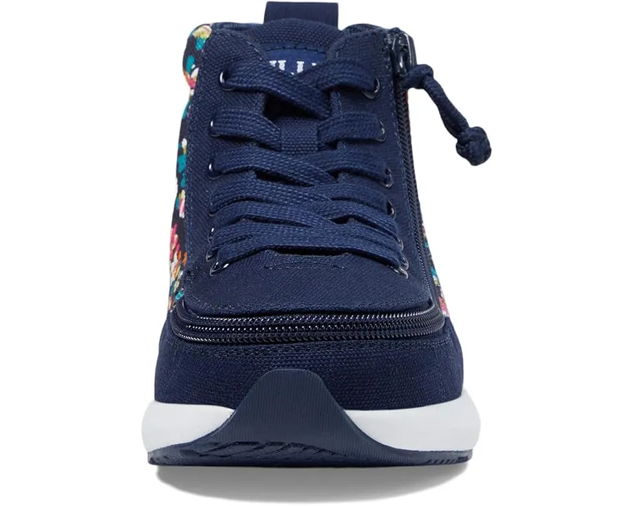 Детские высокие кроссовки BILLY Goat Classic High с цветочным принтом и молнией по всей длине