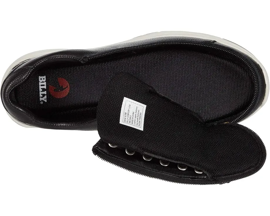 Кроссовки BILLY Footwear Comfort Leather Lo на молнии с кожаным верхом и технологией FlipTop
