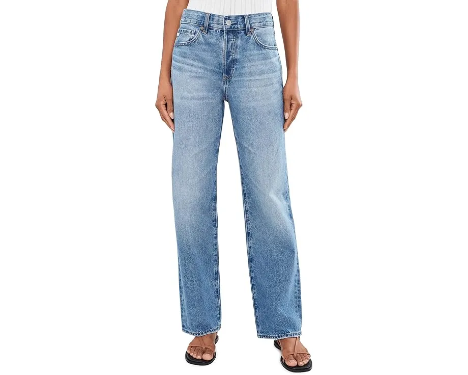 Джинсы Sydney Mid-Rise Stovepipe от AG Jeans в цвете Candid