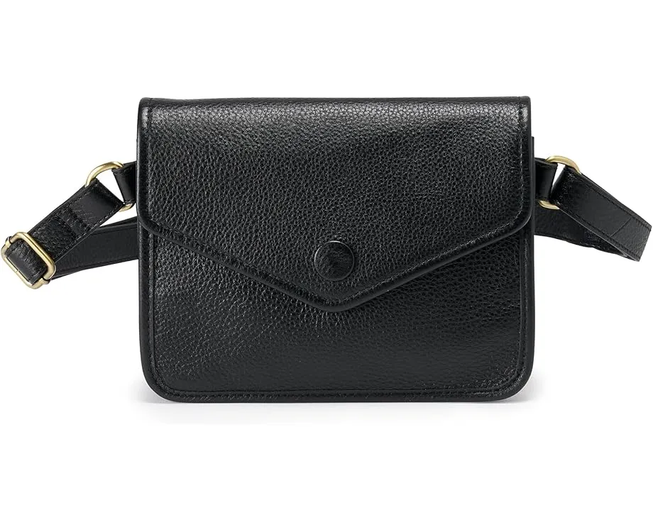 Поясная сумка Margot Belt Bag из кожи и соломки с тремя слотами для карт