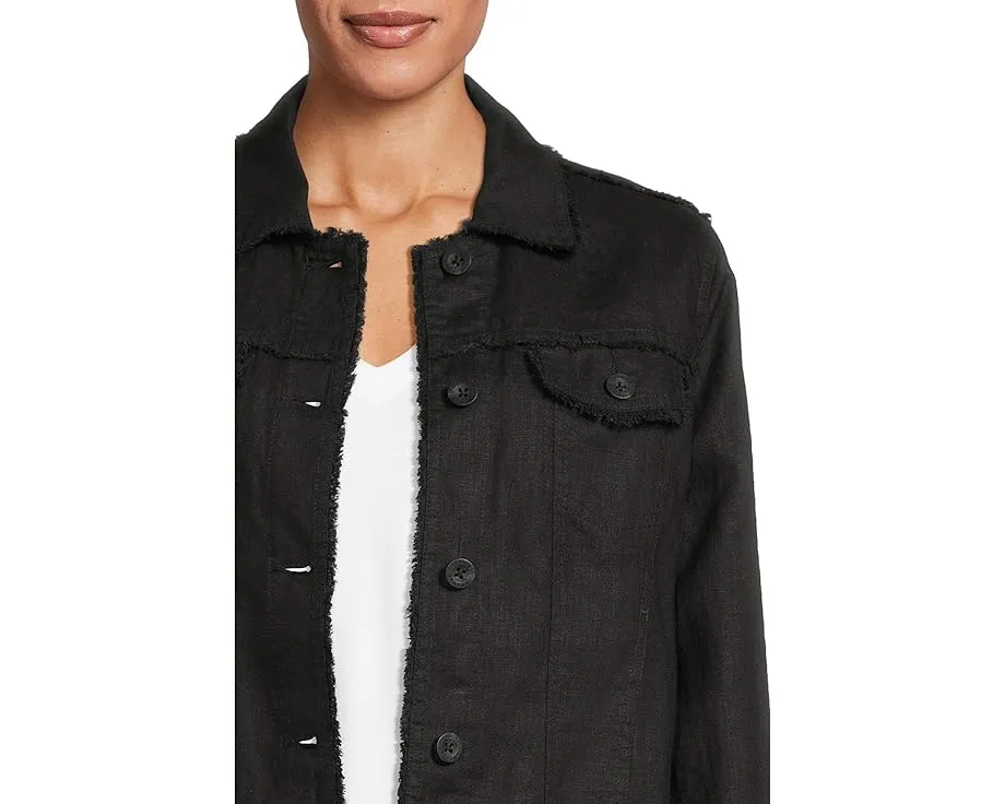 Tommy Bahama джинсовая куртка из льна с необработанным краем Two Palms