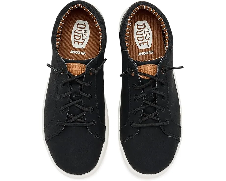 Hey Dude Kids Paul Pro Classic с гибким кожаным верхом и стелькой ЭВА