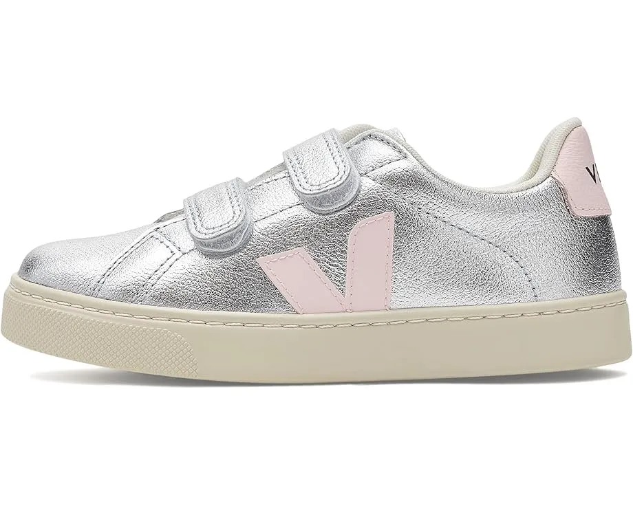 Детские кроссовки VEJA Small Esplar с кожаным верхом и застежкой на липучке