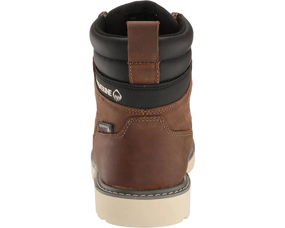 Водонепроницаемые рабочие ботинки Wolverine Trade Wedge высотой 6 дюймов (15.24 см)