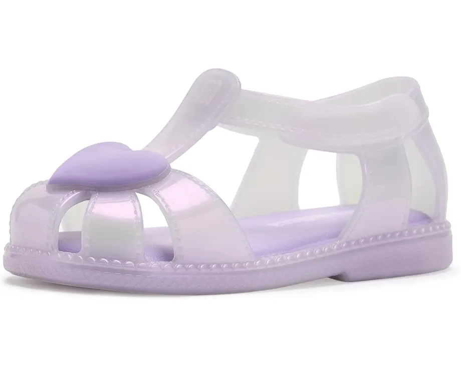 Mini Melissa Сандалии Hip Heart Ballerina для малышей с липучкой и водонепроницаемым ПВХ
