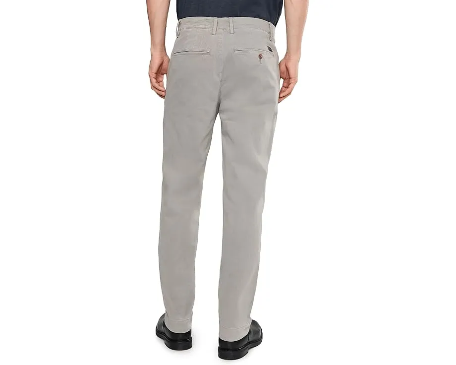 Прямые брюки AG Jeans Archie Sueded Straight из итальянского сатина