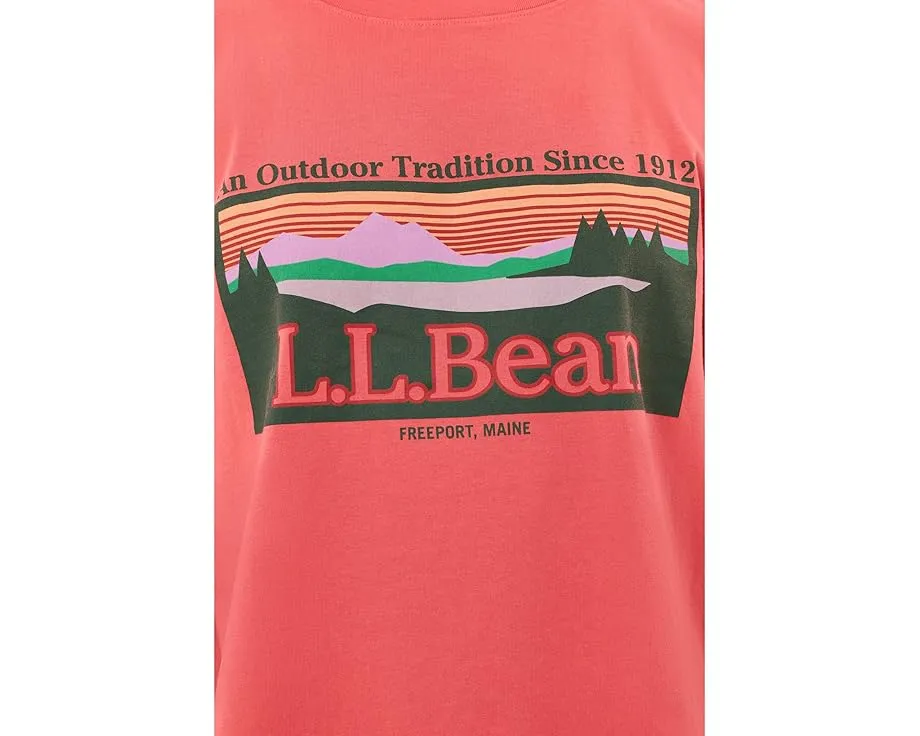 Футболка L.L.Bean Sunday Sunwashed Crew Tee с принтом