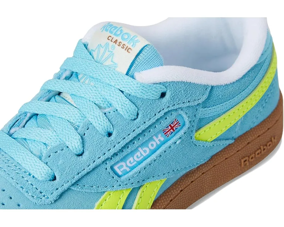 Reebok Club C Revenge детские кроссовки с принтом и верхом из замши