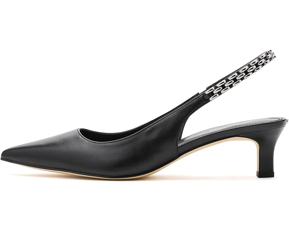 MICHAEL Michael Kors туфли Marcia Kitten Sling Pumps с цепочкой на шпильке