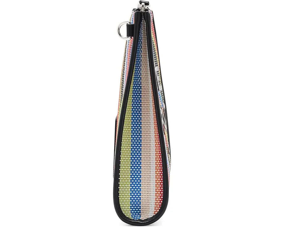 Большая сумка-пудреница The Stripe Mesh с полосатым принтом от Marc Jacobs