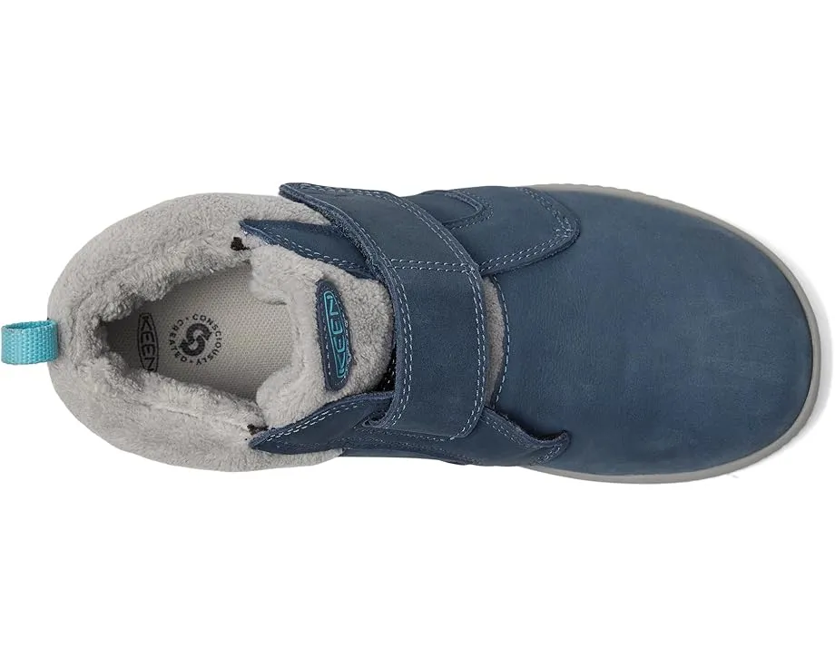KEEN Kids KNX Middie кроссовки на липучке с ощущением босиком и средней высотой