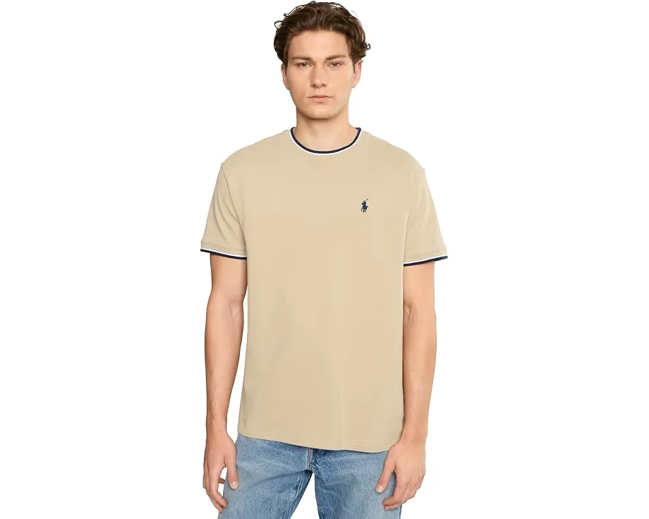 Классическая футболка Polo Ralph Lauren из стретч-сетки с коротким рукавом
