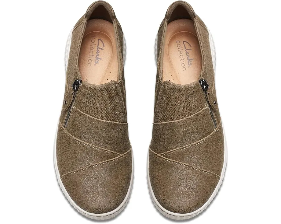 Clarks Caroline Grace элегантные туфли на молнии с круглым носком