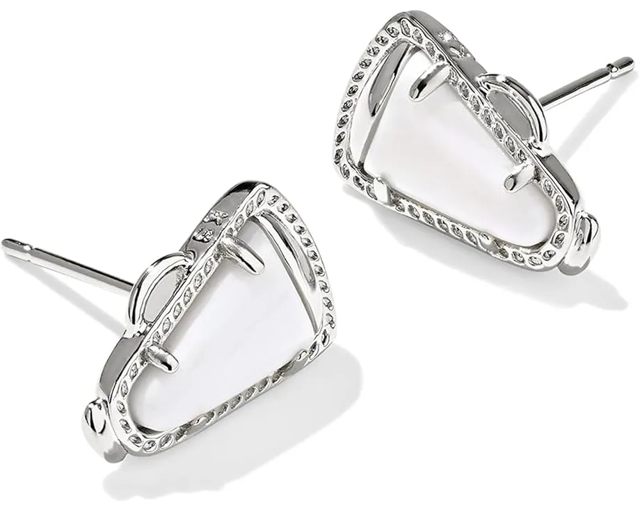 Серьги-гвоздики Cheer с родиевым покрытием от Kendra Scott