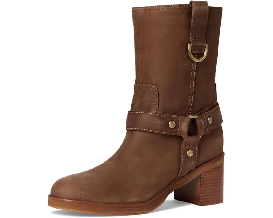 Ботинки Donald Pliner Riegal до середины икры из мягкой замши с ремешками и устойчивым каблуком