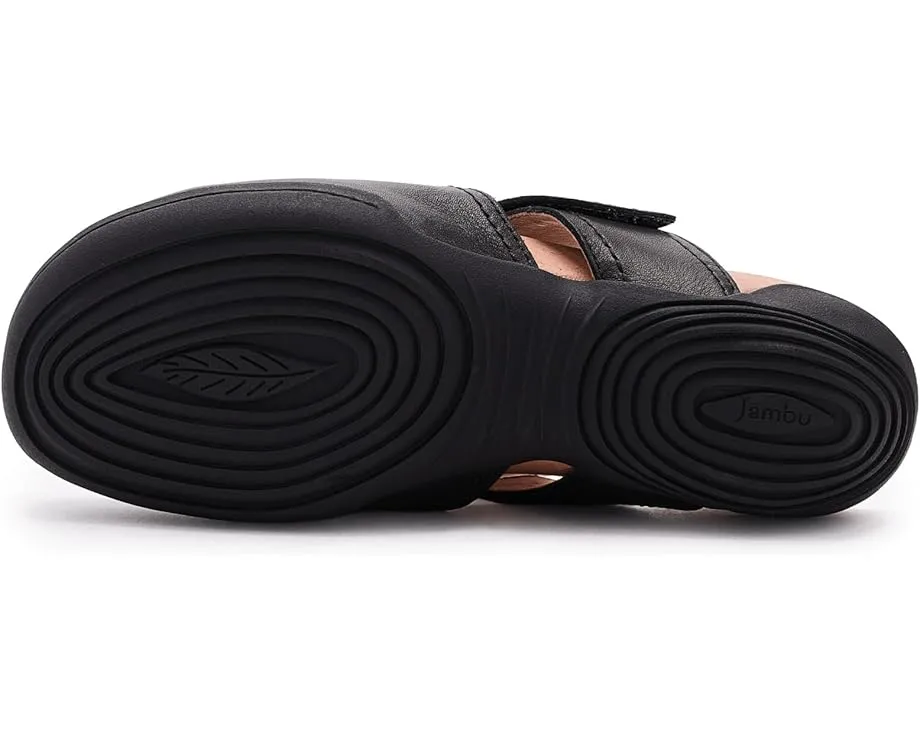 Jambu мюли Malia из премиальной кожи с вырезом и контурной стелькой