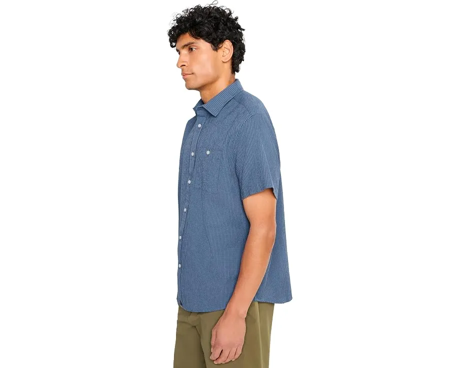 Рубашка UNTUCKit Performance Short Sleeve Forbes Seersucker с отводом влаги