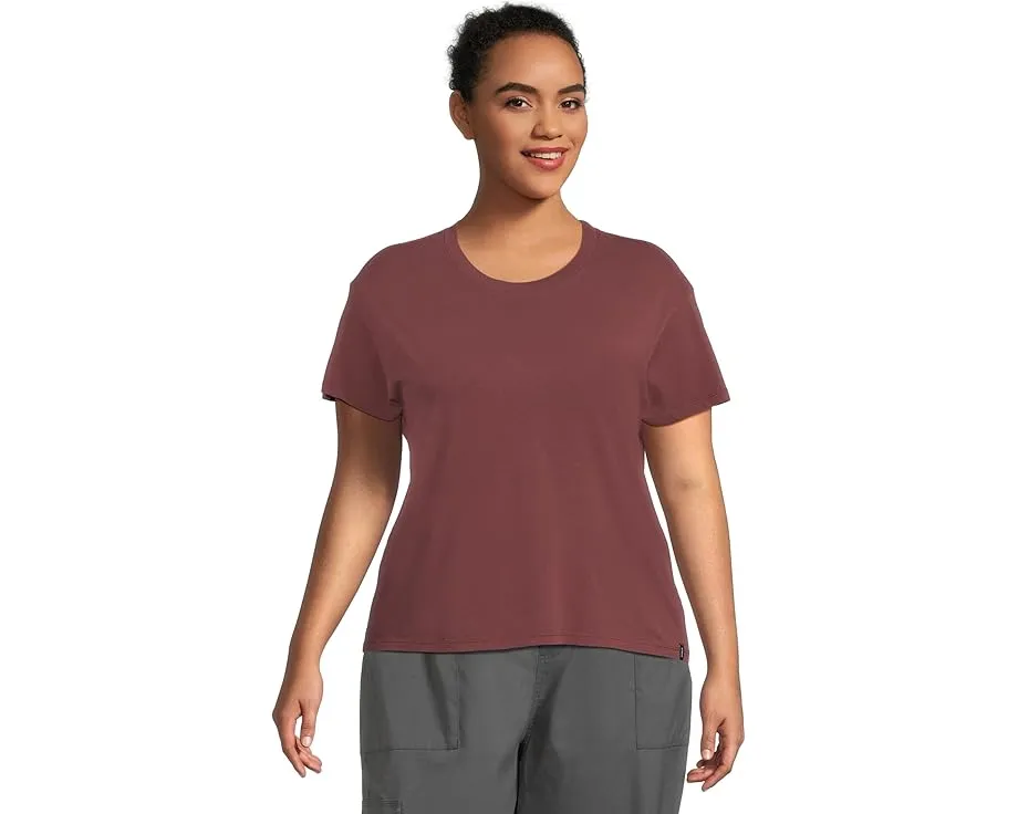 Короткая футболка Prana Everyday из органического хлопка с круглым вырезом