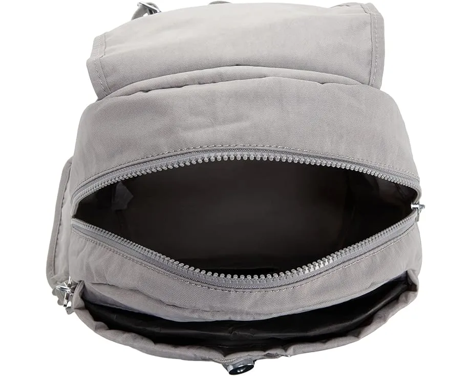 Маленький рюкзак Kipling City Pack с множеством карманов для минималистичных путешествий