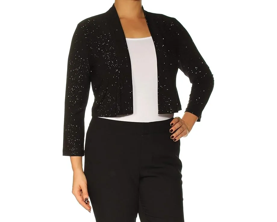 Болеро Calvin Klein с коротким рукавом и мерцающим эффектом