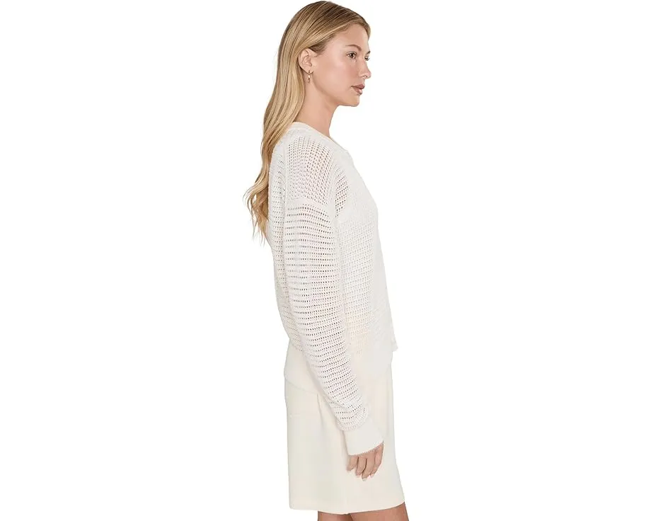 Varley вязаный кардиган Pembroke Knit с цветом цапли